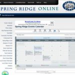 Spring Ridge Online Calendar