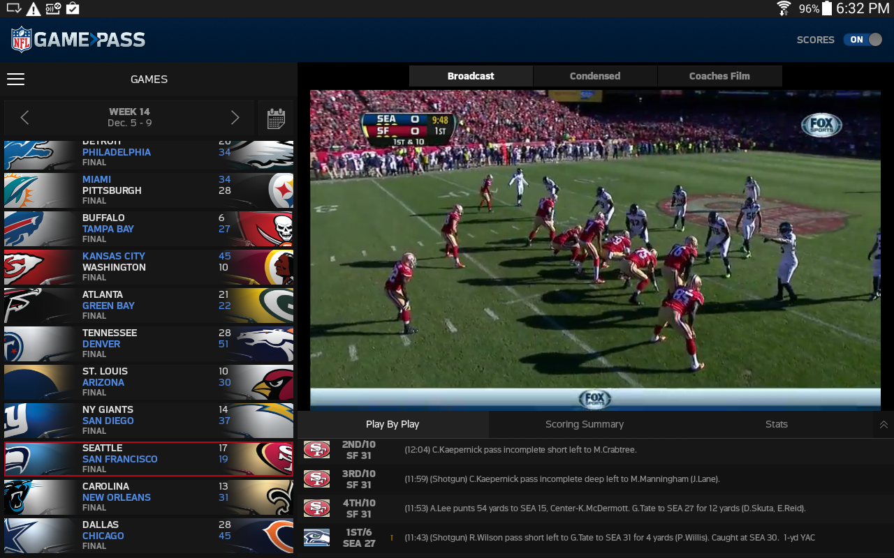 How To Watch Live NFL Games Online * Updated 2017