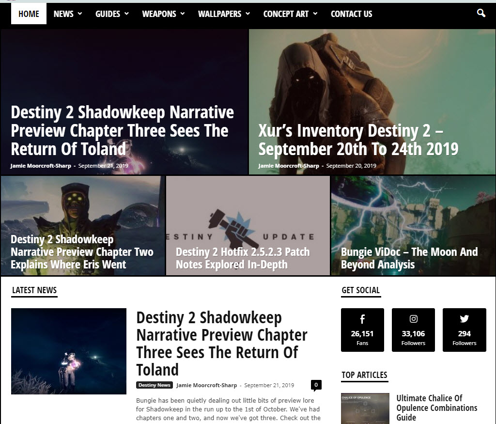 You are currently viewing Destiny News Hub – Custom Site Design