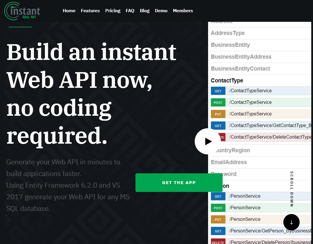Read more about the article Instant Web API – ASP.Net Web API